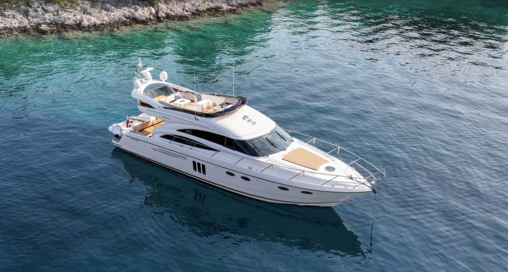 17.4m Luxury Motor Yacht Charter Croatia | Princess 58 | AW1803