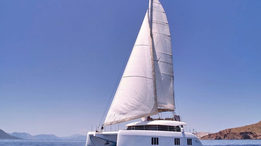 Sunreef 50 Catamaran Charter Greece AD1504 exterior