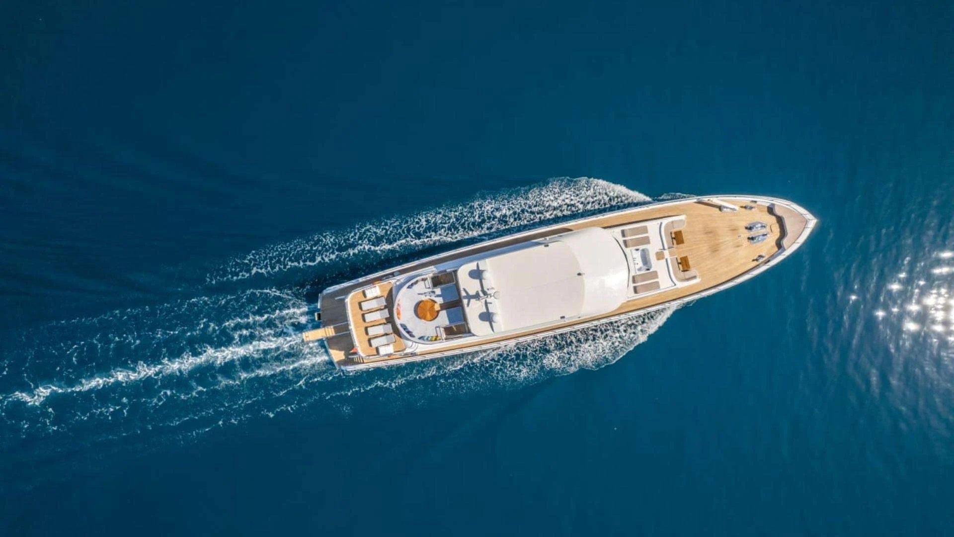 Luxury yacht charter Marmaris motor yacht underway in the Gulf of Hisaronu
