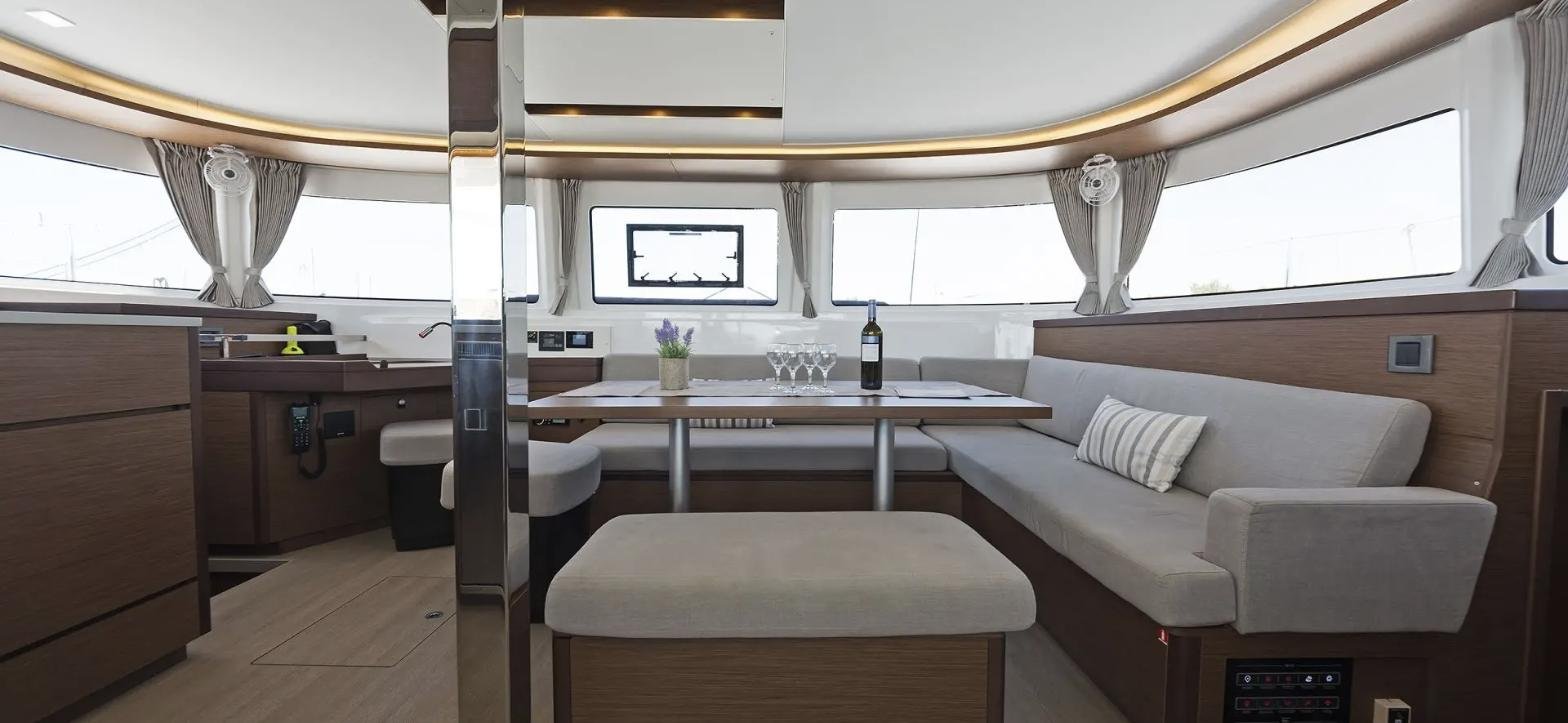 Lagoon 46 catamaran charter Rhodes – guest cabin with double berth