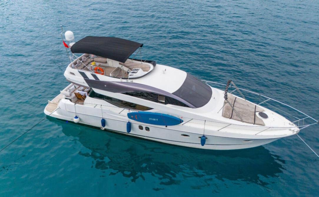 Numarine 55 charter Bodrum aerial view