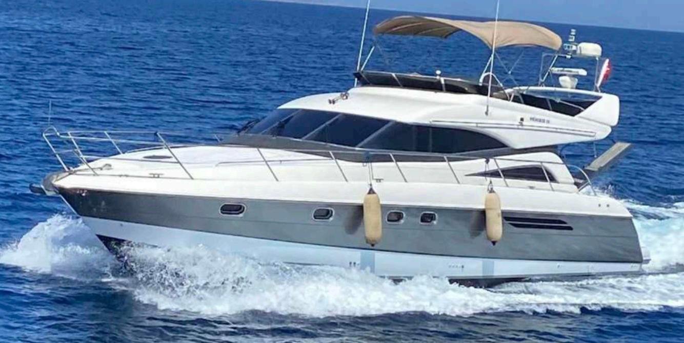 Princess 56 Bodrum kiralama, seyir hâlinde