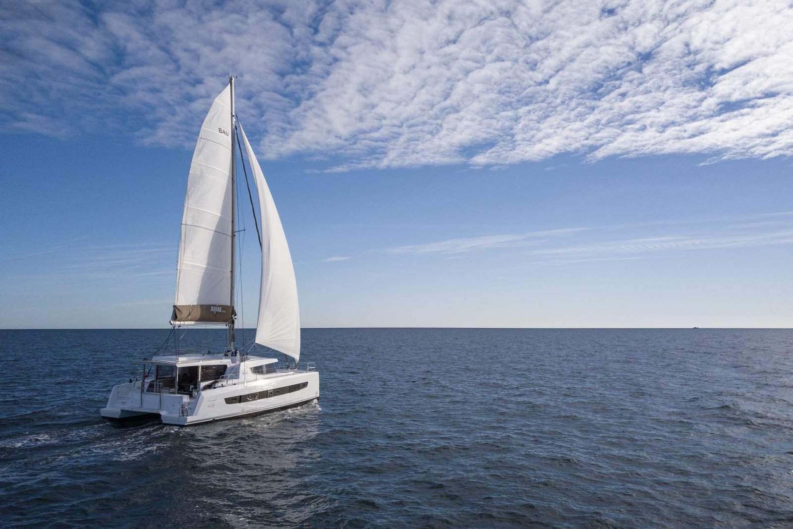 Bali 5.2 charter Ibiza catamaran sailing in the Balearics