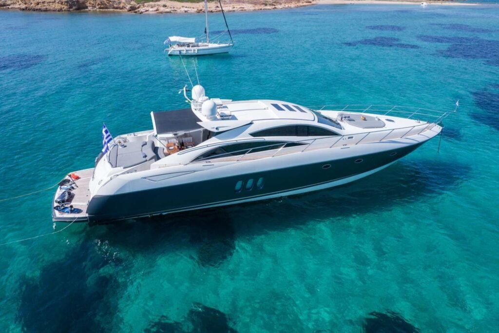 Sunseeker Predator 72 Kiralama Atina – Mürettebatlı Spor Motoryat, Kiklad Adaları | 2009/2021